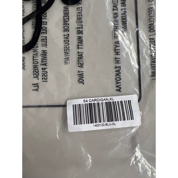 Bogey Boys SzLarge L Teal Green Black Striped Preppy Golf Cardigan Sweater ASO - Picture 2 of 5